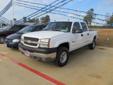 Orr Honda
4602 St. Michael Dr., Texarkana, Texas 75503 -- 903-276-4417
2003 Chevrolet Silverado 2500HD-Four Wheel Driv LT Pre-Owned
903-276-4417
Price: $15,877
All of our Vehicles are Quality Inspected!
Click Here to View All Photos (23)
All of our