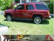 2003 Chevrolet Tahoe Z71 4X4
Â 
To Reply: Click Here!
VIN: 1gnek13z13r284052
Year: 2003
Body Type: SUV
Make: Chevrolet
Model: Tahoe
Engine: 5.3L 8 Cylinder Flex Fuel
Vehicle Title: Clear
Mileage: 51,000
Disability Equipped: No
Exterior Color: Burgundy