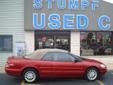Les Stumpf Ford
3030 W.College Ave., Appleton, Wisconsin 54912 -- 877-601-7237
2003 Chrysler Sebring LXi Pre-Owned
877-601-7237
Price: $6,000
You'll love your Les Stumpf Ford.
Click Here to View All Photos (8)
You'll love your Les Stumpf Ford.