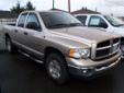 Â .
Â 
2003 Dodge Ram 1500
$12945
Call
Five Star GM Toyota (Five Star Motors, Inc.)
212 S. Boone Street,
Aberdeen, WA 98520
Sale Price Includes $1000.00 Down Payment Match Discount...Laramie...4x4...Leather seats...Clean Carfax..Dodge has done it again: