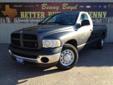Â .
Â 
2003 Dodge Ram 2500
$15995
Call (855) 417-2309 ext. 700
Benny Boyd CDJ
(855) 417-2309 ext. 700
You Will Save Thousands....,
Lampasas, TX 76550
Rugged! This Ram 2500 has a Clean Vehicle History Report. Easy to use Steering Wheel Controls. Turbo Diesel
