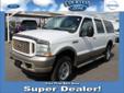 Â .
Â 
2003 Ford Excursion Eddie Bauer
$16521
Call
Courtesy Ford
1410 West Pine Street,
Hattiesburg, MS 39401
TWO OWNER LOCAL TRADE-IN, 7.3 V-8D, 4X4, EDDIE BAUER, RARE FIND, NEW TIRES, LEATHER, AND MUCH MORE
Vehicle Price: 16521
Mileage: 221416
Engine: