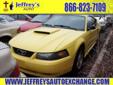 Price: $6950
Make: Ford
Model: Mustang
Color: Yellow
Year: 2003
Mileage: 97129
SHARP MUSTANG! NO ACCIDENT HISTORY, (FREE CAR FAX), AUTOMATIC, AIR, CRUISE CONTROL, TILT, POWER WINDOWS, POWER DOOR LOCKS, FACTORY ALLOY WHEELS, AM-FM-CD PLAYER. CHECK OUT THIS