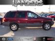 Â .
Â 
2003 Jeep Grand Cherokee
$7393
Call (877) 338-4941 ext. 1099
Vehicle Price: 7393
Mileage: 110870
Engine: Gas I6 4.0L/242
Body Style: Suv
Transmission: Automatic
Exterior Color: Red
Drivetrain: RWD
Interior Color: Gray
Doors: 4
Stock #: P4747A