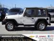Aransas Autoplex
Have a question about this vehicle?
Call Steve Grigg on 361-723-1801
Click Here to View All Photos (17)
2003 Jeep Wrangler Sport Pre-Owned
Price: $14,989
Exterior Color: White
Model: Wrangler Sport
Body type: Convertible
Transmission: