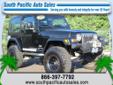 2003 Jeep Wrangler X 4X4
Ready for some serious off road action. Oversized tires, lifted, winch full sized spare, and it's a Jeep! Under the hood a 4.0L 6 cylinder and automatic transmission. Inside you get comfortable seating for 4, hard top, aftermarket