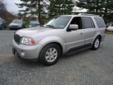 2003 Lincoln Navigator Luxury 4WD 4dr SUV - $6,500
VERY NICE LINCOLN NAVIGATOR SUV. PA STATE INSPECTED WITH A VERY WELL MAINTAINED ENGINE AND NEW JASPER TRANSMISSION. BEAUTIFUL BLACK LEATHER INTERIOR AND A VERY NICE EXTERIOR. BEING A PREOWNED VEHICLE IT