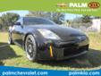Palm Chevrolet Kia
The Best Price First. Fast & Easy!
2003 Nissan 350Z ( Click here to inquire about this vehicle )
Asking Price $ 9,950.00
If you have any questions about this vehicle, please call
Internet Sales
888-587-4332
OR
Click here to inquire