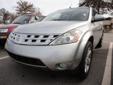 Honda Mall of Georgia
Have a question about this vehicle?Call 678-343-9428 Price:10,437
2003 Nissan Murano 4dr SE AWD V6 CVT Auto w/Options SUV
Price: $ 10,437
Engine: Â 3.5L V6 SFI DOHC 16V
Mileage: Â 102609
Color: Â Silver
Interior: Â Other
Vin: