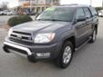 Bruce Cavenaugh's Automart
Lowest Prices in Town!!!
2003 Toyota 4runner Ltd ( Click here to inquire about this vehicle )
Asking Price $ 15,900.00
If you have any questions about this vehicle, please call
Internet Department
910-399-3480
OR
Click here to