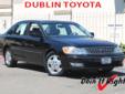 2003 Toyota Avalon 4D Sedan
Dublin Toyota
(877) 518-8575
4321 Toyota Drive
Dublin, CA 94568
Call us today at (877) 518-8575
Or click the link to view more details on this vehicle!
http://www.carprices.com/AF2/vdp_bp/VIN=4T1BF28B83U310866
Price: See the
