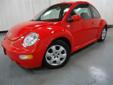 Price: $7853
Make: Volkswagen
Model: Other
Color: Uni-Red
Year: 2003
Mileage: 67936
Monsoon Sound System Package, Beetle GLS 2.0, CLEAN CAR FAX, Heatable Front Seats, LOCAL TRADE, and Power moonroof. Fuel Efficient! Estimated 29 MPG! How do you beat the