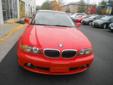 Â .
Â 
2004 BMW 3 Series 325Ci
$8991
Call (410) 927-5748 ext. 651
Stunning!--5SPD-- Sheehy Value Car located at Sheehy Honda Alexandria only! All Sheehy Value Cars come with a 30 Day 1000 mile Powertrain warranty, No haggle- No Hassle pricing, Carfax