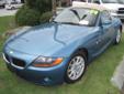 Bruce Cavenaugh's Automart
Free AutoCheck!!!
2004 BMW Z4 2.5 ( Click here to inquire about this vehicle )
Asking Price $ 15,900.00
If you have any questions about this vehicle, please call
Internet Department
910-399-3480
OR
Click here to inquire about