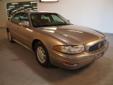 Â .
Â 
2004 Buick LeSabre 4dr Sdn Custom
$11725
Call (866) 846-4336 ext. 116
Stanley PreOwned Childress
(866) 846-4336 ext. 116
2806 Hwy 287 W,
Childress , TX 79201
FUEL EFFICIENT 29 MPG Hwy/20 MPG City! Custom trim. CD Player, LeSabre carried the title of