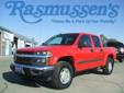 Â .
Â 
2004 Chevrolet Colorado
$9000
Call 712-732-1310
Rasmussen Ford
712-732-1310
1620 North Lake Avenue,
Storm Lake, IA 50588
It's a mid-sized pickup that's designed to offer comfort - and maybe replace the family sedan in the process! This Colorado