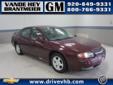 Â .
Â 
2004 Chevrolet Impala
$6695
Call (920) 482-6244 ext. 174
Vande Hey Brantmeier Chevrolet Pontiac Buick
(920) 482-6244 ext. 174
614 North Madison,
Chilton, WI 53014
For more than 50 years, Impala has delivered proven excellence in a sedan millions have