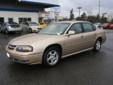 2004 CHEVROLET Impala 4dr Sdn LS
$7,993
Phone:
Toll-Free Phone: 8773904111
Year
2004
Interior
Make
CHEVROLET
Mileage
125344 
Model
Impala 4dr Sdn LS
Engine
Color
GOLD
VIN
2G1WH55KX49367583
Stock
Warranty
Unspecified
Description
Interval Wipers, Daytime