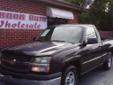 Super Clean regular cab 2004 Chevrolet Silverado 1500 has a 6 cylinder engine & bedliner! Super Nice Truck!