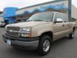 2004 Chevrolet Silverado 2500 LS - $16,990
Silverado 2500 LT, POWER TO PULL! 2WD AND LOADED! PRICED WAY BELOW KBB RETAIL! REALLY A GREAT BUY!! Vortec 6.0L V8 SFI, Doeskin Tan, Tan Leather, ABS brakes, Alloy wheels, Automatic Dual-Zone Climate Control,