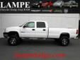 .
2004 Chevrolet Silverado 2500HD
$26995
Call (559) 765-0757
Lampe Dodge
(559) 765-0757
151 N Neeley,
Visalia, CA 93291
We won't be satisfied until we make you a raving fan!
Vehicle Price: 26995
Mileage: 83664
Engine: Turbo-Charged Diesel V8 6.6L/402
Body