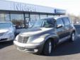 Â .
Â 
2004 Chrysler PT Cruiser Touring
$5895
Call (219) 525-0929 ext. 14
Nielsen Kia Hyundai
(219) 525-0929 ext. 14
4411 E. Michigan Blvd,
Michigan City, IN 46360
LOADED WITH VALUE! Comes equipped with: Air Conditioning. This PT Cruiser also includes