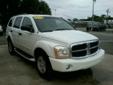 2004 Dodge Durango 4dr Limited
Exterior White. Interior.
112,249 Miles.
4 doors
Rear Wheel Drive
SUV
Contact Ideal Used Cars, Inc 239-337-0039
2733 Fowler St, Fort Myers, FL, 33901
Vehicle Description
iy7ENO dp3CNR zBGKXY cdpvVY