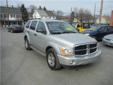 .
2004 Dodge Durango SLT
$8988
Call (570) 284-3505 ext. 16
Ron's Auto Sales & Service
(570) 284-3505 ext. 16
748 East Patterson Street,
Lansford, PA 18232
4dr 4x4, 5-spd, 8-cyl 230 hp hp engine, MPG: 14 City18 Highway. The standard features of the Dodge