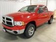 Upstate Dodge Chrysler Jeep
15 West Ave., Attica, New York 14011 -- 800-311-9871
2004 Dodge Ram 1500 SLT Pre-Owned
800-311-9871
Price: $14,995
Receive a Free Carfax!
Click Here to View All Photos (9)
Mention Craigslist & Receive a Free Tank of Gas Upon