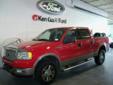 Ken Garff Ford
597 East 1000 South, Â  American Fork, UT, US -84003Â  -- 877-331-9348
2004 Ford F-150 SuperCrew 139 Lariat 4WD
Price: $ 14,855
Free CarFax Report 
877-331-9348
About Us:
Â 
Â 
Contact Information:
Â 
Vehicle Information:
Â 
Ken Garff Ford