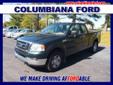 Â .
Â 
2004 Ford F-150 XL
$8988
Call (330) 400-3422 ext. 13
Columbiana Ford
(330) 400-3422 ext. 13
14851 South Ave,
Columbiana, OH 44408
CARFAX: 1-Owner, Buy Back Guarantee, Clean Title, No Accident. 2004 Ford F-150 XL EXT. CAB 4X4.We make driving