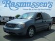 Â .
Â 
2004 Ford Freestar Wagon
$5997
Call 712-732-1310
Rasmussen Ford
712-732-1310
1620 North Lake Avenue,
Storm Lake, IA 50588
Here's the question about the Freestar: is it a minivan? A wagon? Some kind of SUV/minivan blend? Whatever you want to call it,