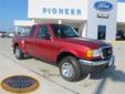 Pioneer Ford
150 Highway 27 North Bypass, Bremen, Georgia 30110 -- 800-257-4156
2004 Ford Ranger XLT Appearance Pre-Owned
800-257-4156
Price: $14,995
Call for the Best Internet Pricing!
Click Here to View All Photos (12)
Call for the Best Internet