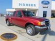 Pioneer Ford
150 Highway 27 North Bypass, Bremen, Georgia 30110 -- 800-257-4156
2004 Ford Ranger XLT Appearance Pre-Owned
800-257-4156
Price: $14,995
Call for the Best Internet Pricing!
Click Here to View All Photos (12)
Call for a Free Auto Check