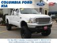 Â .
Â 
2004 Ford Super Duty F-350 SRW
$16844
Call (860) 724-4073 ext. 289
Columbia Ford Kia
(860) 724-4073 ext. 289
234 Route 6,
Columbia, CT 06237
Just Arrived. 4 Wheel Drive!!!4X4!!!4WD! You've been dreaming about that one-time deal, and I think I've hit