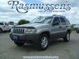 .
2004 Jeep Grand Cherokee
$6500
Call 800-732-1310
Rasmussen Ford
800-732-1310
1620 North Lake Avenue,
Storm Lake, IA 50588
Rasmussen Ford is pleased to be currently offering this 2004 Jeep Grand Cherokee Laredo with 154,337 miles. On almost any road