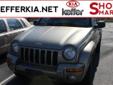 Keffer Kia
271 West Plaza Dr., Mooresville, North Carolina 28117 -- 888-722-8354
2004 Jeep Liberty Limited Edition Pre-Owned
888-722-8354
Price: $11,995
Call and Schedule a Test Drive Today!
Call and Schedule a Test Drive Today!
Description:
Â 
Come see