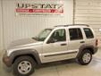 Upstate Dodge Chrysler Jeep
15 West Ave., Attica, New York 14011 -- 800-311-9871
2004 Jeep Liberty Sport Pre-Owned
800-311-9871
Price: $9,495
Receive a Free Carfax!
Click Here to View All Photos (19)
Receive a Free Carfax!
Description:
Â 
POWER SUNROOF,