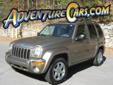 .
2004 Jeep Liberty Limited
$7487
Call 877-596-4440
Adventure Chevrolet Chrysler Jeep Mazda
877-596-4440
1501 West Walnut Ave,
Dalton, GA 30720
Power Tech 3.7 V6. Plenty of room! Plenty of space! Be the talk of the town when you roll down the street in
