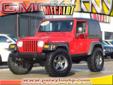 Patsy Lou Williamson
g2100 South Linden Rd, Â  Flint, MI, US -48532Â  -- 810-250-3571
2004 Jeep Wrangler 2dr Rubicon
Low mileage
Price: $ 13,995
Call Jeff Terranella learn more about our free car washes for life or our $9.99 oil change special!