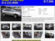 Get more details on this car on our Web site. Email us or visit our website at www.orderacar.com Call 813-333-9099 or email