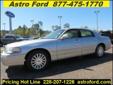 .
2004 Lincoln Town Car
$10900
Call (228) 207-9806 ext. 289
Astro Ford
(228) 207-9806 ext. 289
10350 Automall Parkway,
D'Iberville, MS 39540
Some say you can't buy peace of mind, but with safety features like front driver and passenger airbags we