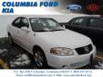 Â .
Â 
2004 Nissan Sentra
$4888
Call (860) 724-4073 ext. 68
Columbia Ford Kia
(860) 724-4073 ext. 68
234 Route 6,
Columbia, CT 06237
Just Arrived... This amazing Nissan is one of the most sought after vehicles on the market because it NEVER lets owners