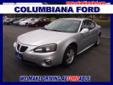 Â .
Â 
2004 Pontiac Grand Prix GT1
$6988
Call (330) 400-3422 ext. 153
Columbiana Ford
(330) 400-3422 ext. 153
14851 South Ave,
Columbiana, OH 44408
CARFAX: Buy Back Guarantee, Clean Title, No Accident. 2004 Pontiac Grand Prix GT1. $500 below NADA Retail