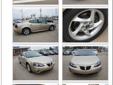 2004 Pontiac Grand Prix GTP
Comes with a 6 Cyl. engine
4 Speed Automatic transmission.
This vehicle looks Top of the Line in Gold
Looks Awesome with ParchmentDark Pewter interior.
Clock
Anti-Lock Braking System (ABS)
Multi-Function Steering Wheel
Power
