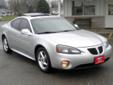 Price: $9695
Make: Pontiac
Model: Grand Prix
Color: Silver
Year: 2004
Mileage: 82603
Nice local trade-in. Exterior is in good condition. Interior has been well maintained. Runs and drives like new. Actual miles. This vehicle has no known defects.
Source: