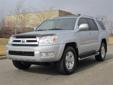Price
$6,500
Mileage
66,000
Exterior Color
Tan
Additional Details
4 Runners are some of the best driving and rock solid SUV's you will find. The smooth 4.7L iForce V8 offers plenty of power for a smooth and 
swift drive and is as bullet proof as they