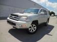 .
2004 Toyota 4runner SR5
$14988
Call (931) 538-4808 ext. 51
Victory Nissan South
(931) 538-4808 ext. 51
2801 Highway 231 North,
Shelbyville, TN 37160
4.7L V8 SMPI DOHC and 4WD. Will last forever! Toyota Reliability! Imagine yourself behind the wheel of