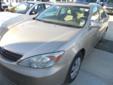 Â .
Â 
2004 Toyota Camry
$8995
Call 888-551-0861
Hammond Autoplex
888-551-0861
2810 W. Church St.,
Hammond, LA 70401
This 2004 Toyota Camry 4dr XLE AUTO Sedan features a 2.4L L4 FI DOHC 16V 4cyl Gasoline engine. It is equipped with a Automatic transmission.