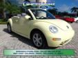 Greenway Ford
2004 VOLKSWAGEN NEW BEETLE 2dr Convertible GLS Turbo Auto Pre-Owned
$9,795
CALL - 855-262-8480 ext. 11
(VEHICLE PRICE DOES NOT INCLUDE TAX, TITLE AND LICENSE)
Interior Color
GRAY
Condition
Used
Mileage
69203
Model
NEW BEETLE
Exterior Color